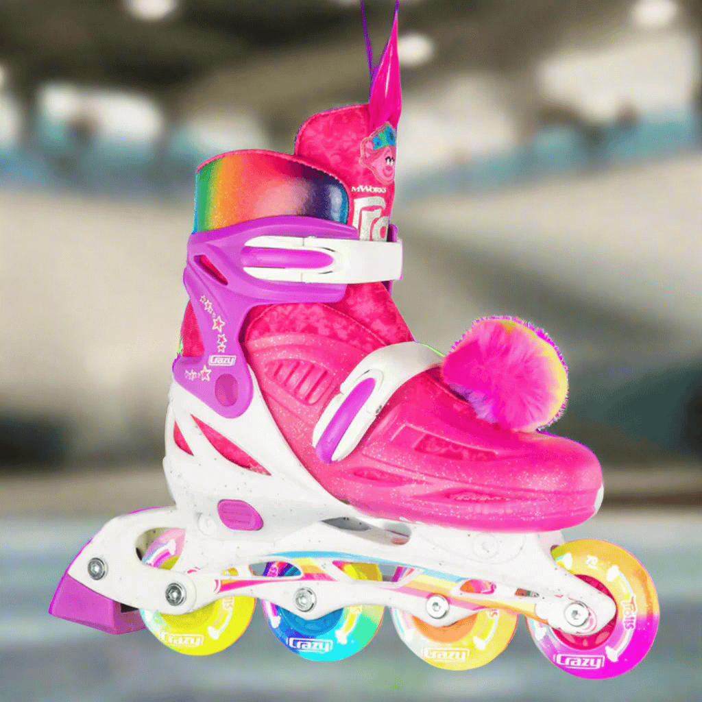 TROLLS Size Adjustable Inline Skates - Crazy Skates