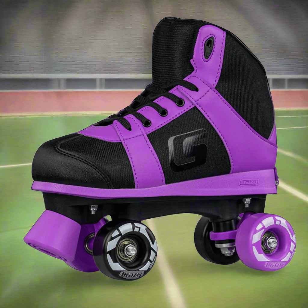 SK8 Size Adjustable Hi-Top Rollerskates - Crazy Skates