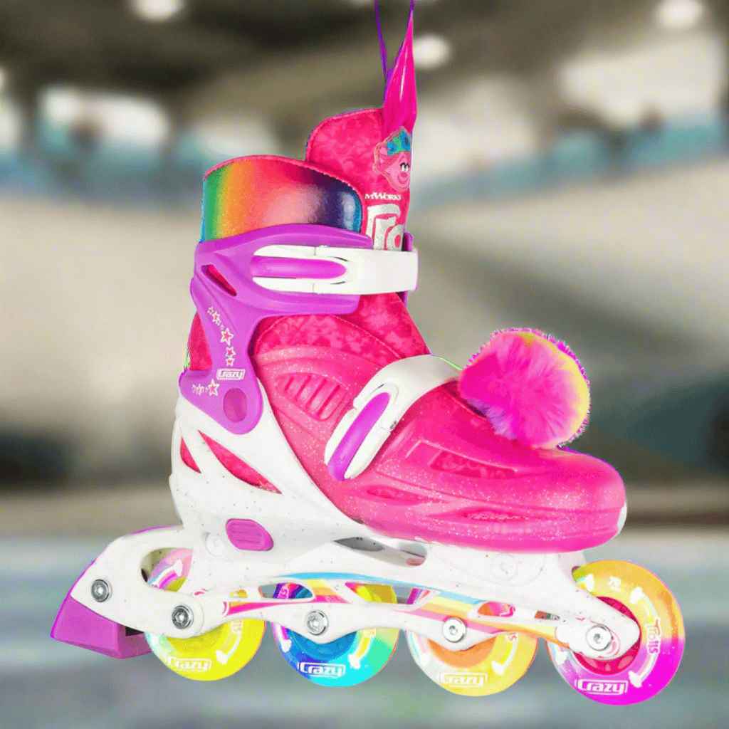 TROLLS Size Adjustable Inline Skates - Crazy Skates