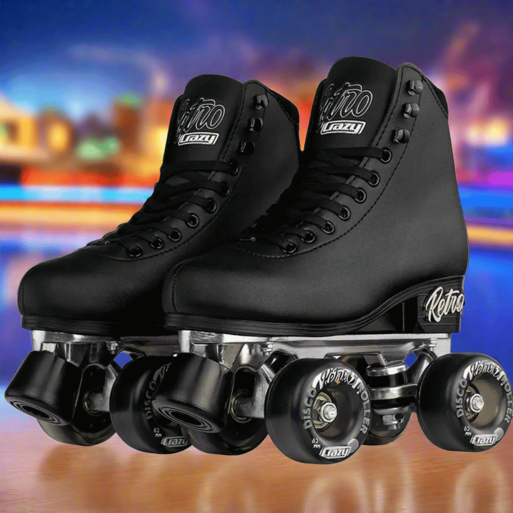 Retro Size Adjustable Rollerskates - Crazy Skates