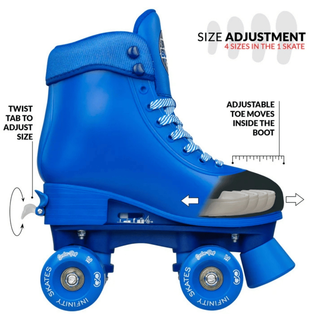 SODA POP Size Adjustable Rollerskates - Crazy Skates