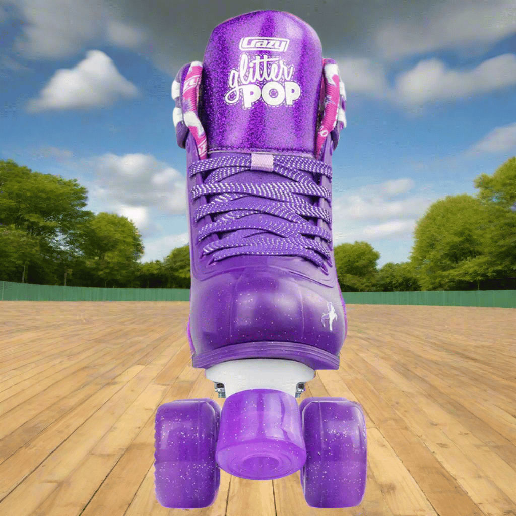 GLITTER POP Size Adjustable Rollerskates - Crazy Skates