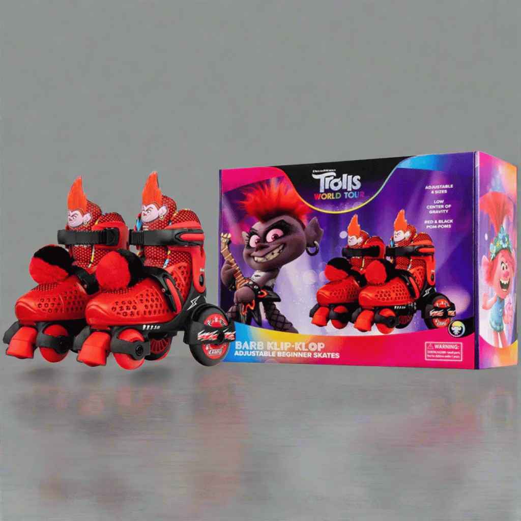 TROLLS Size Adjustable Klip Klop Skates - Crazy Skates