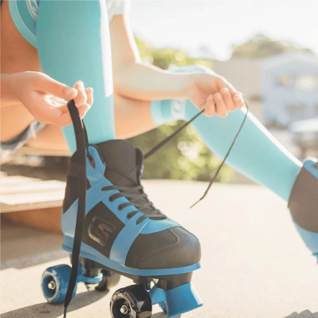 SK8 Size Adjustable Hi-Top Rollerskates - Crazy Skates