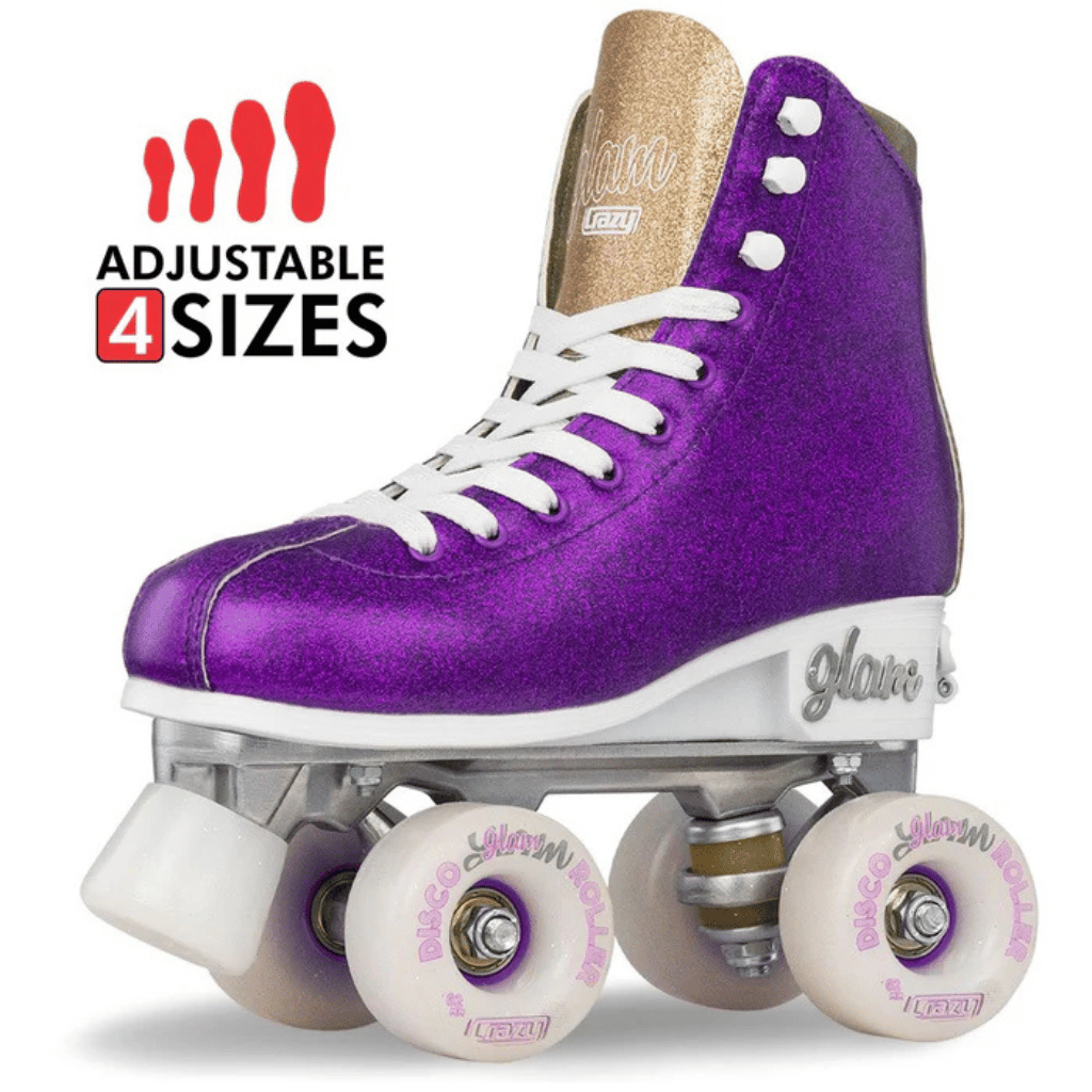 GLAM Size Adjustable Rollerskates - Crazy Skates