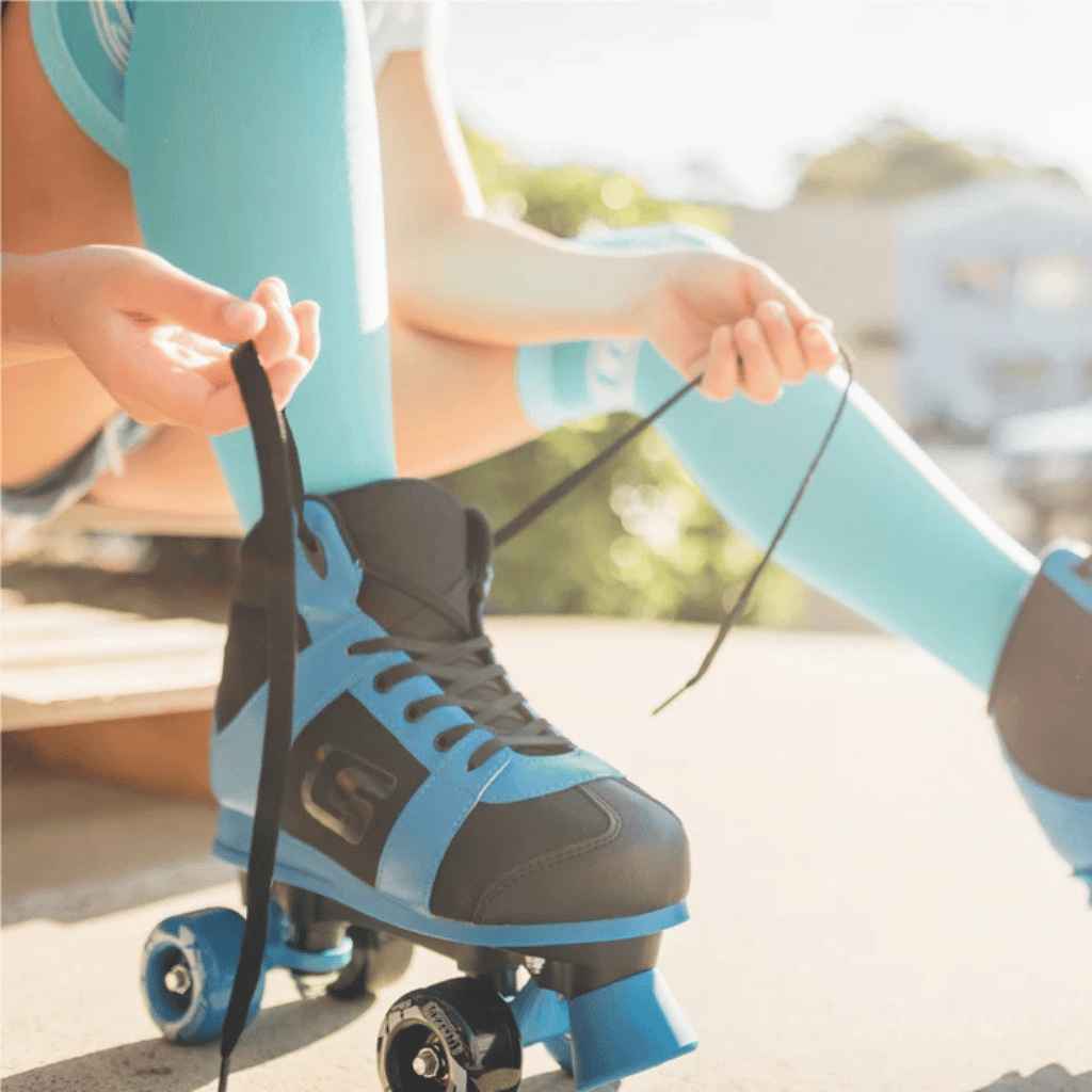 SK8 Size Adjustable Hi-Top Rollerskates - Crazy Skates