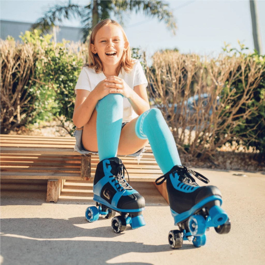 SK8 Size Adjustable Hi-Top Rollerskates - Crazy Skates