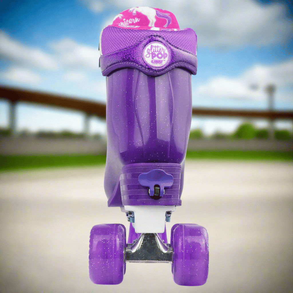 GLITTER POP Size Adjustable Rollerskates - Crazy Skates