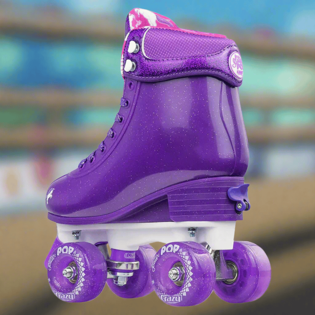 GLITTER POP Size Adjustable Rollerskates - Crazy Skates