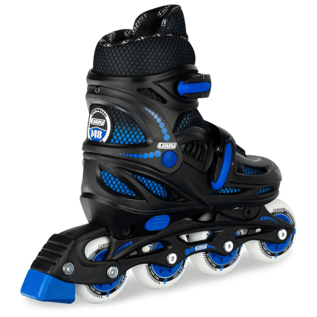 One Four Eight (148) Size Adjustable Inline Skates - Crazy Skates