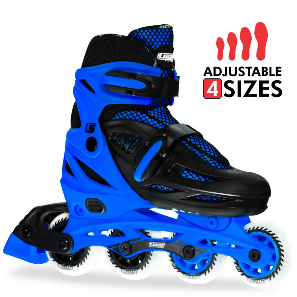 BLADE Size Adjustable Inline Skates - Crazy Skates