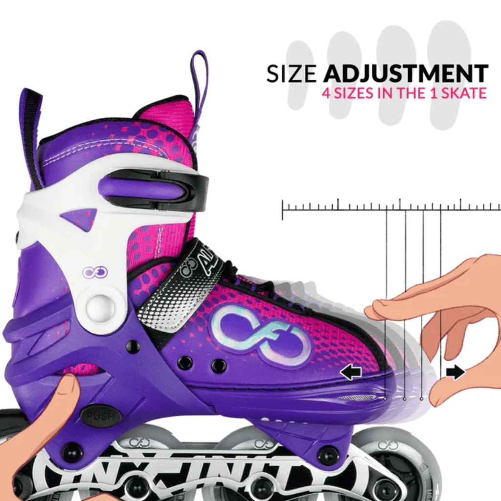 ALPHA Size Adjustable Inline Skates - Crazy Skates