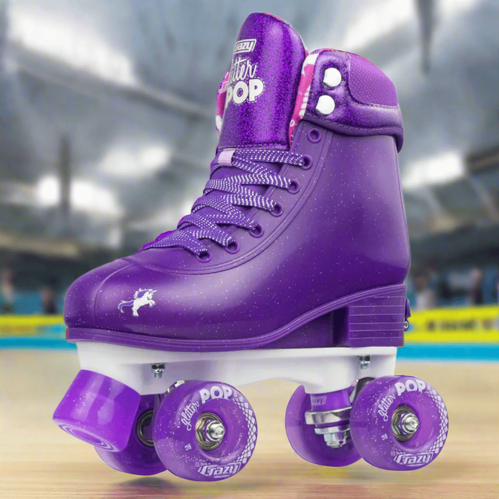 GLITTER POP Size Adjustable Rollerskates - Crazy Skates