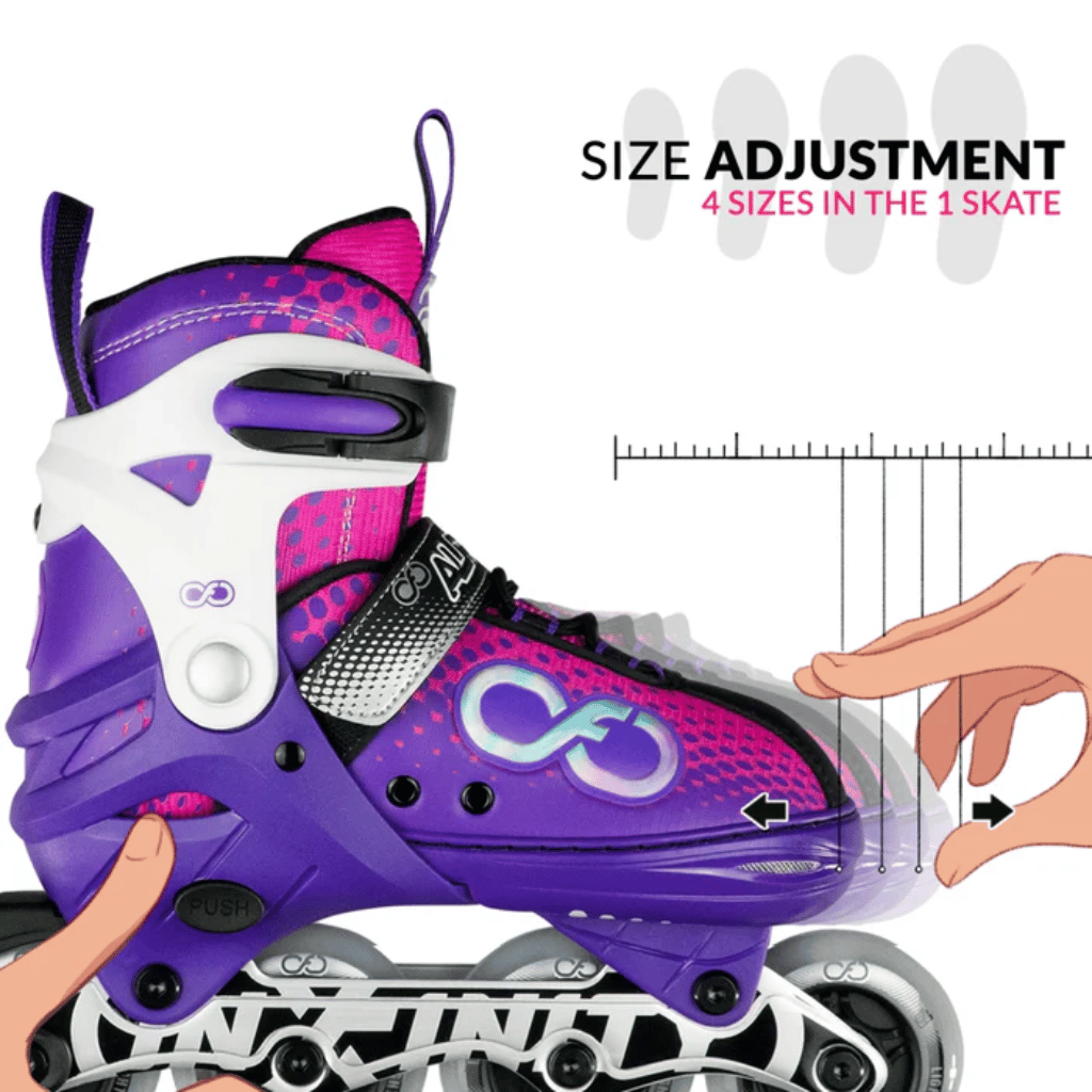 ALPHA Size Adjustable Inline Skates - Crazy Skates