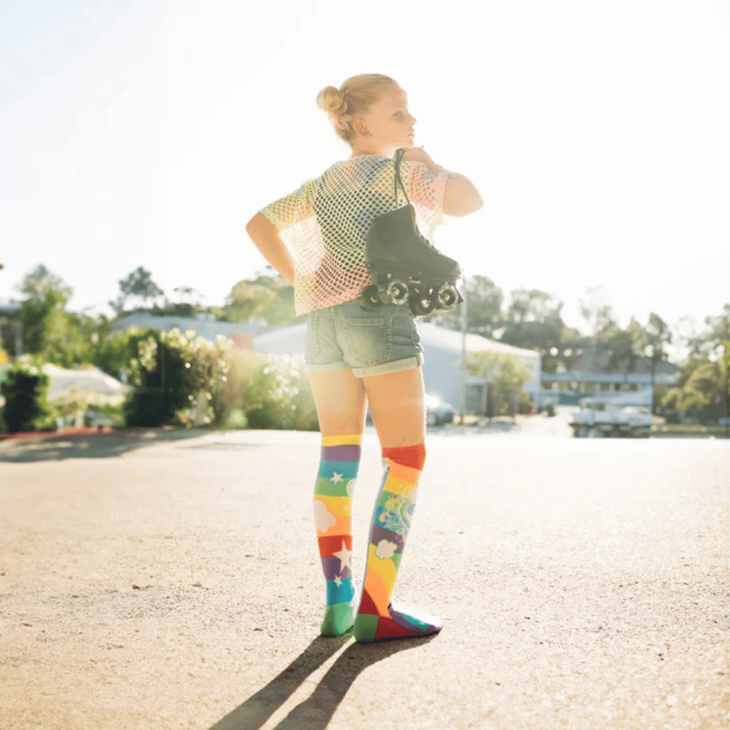 SK8 Size Adjustable Hi-Top Rollerskates - Crazy Skates