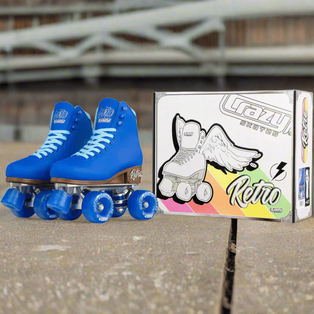 Retro Size Adjustable Rollerskates - Crazy Skates
