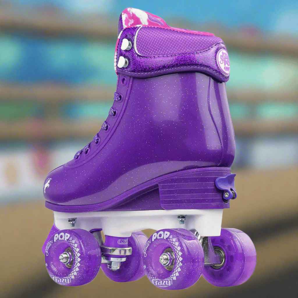 GLITTER POP Size Adjustable Rollerskates - Crazy Skates