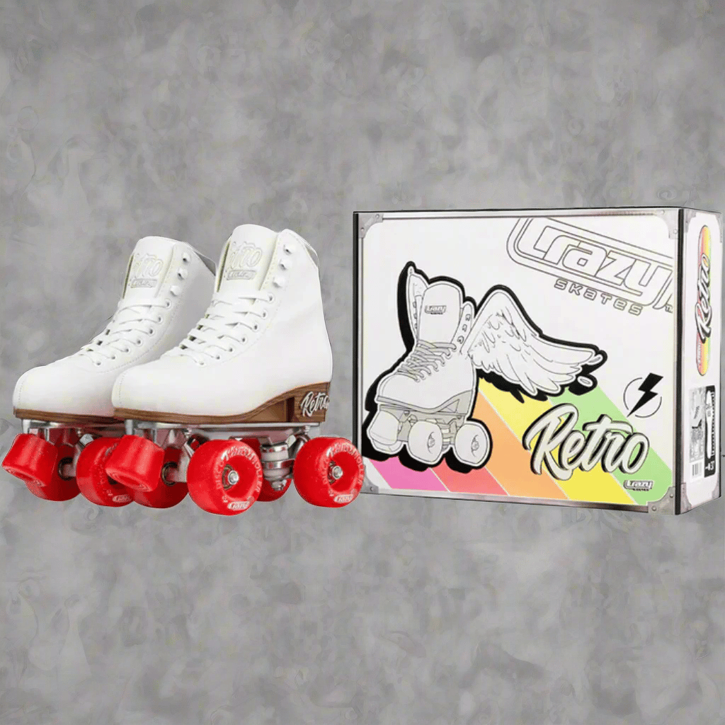 Retro Size Adjustable Rollerskates - Crazy Skates