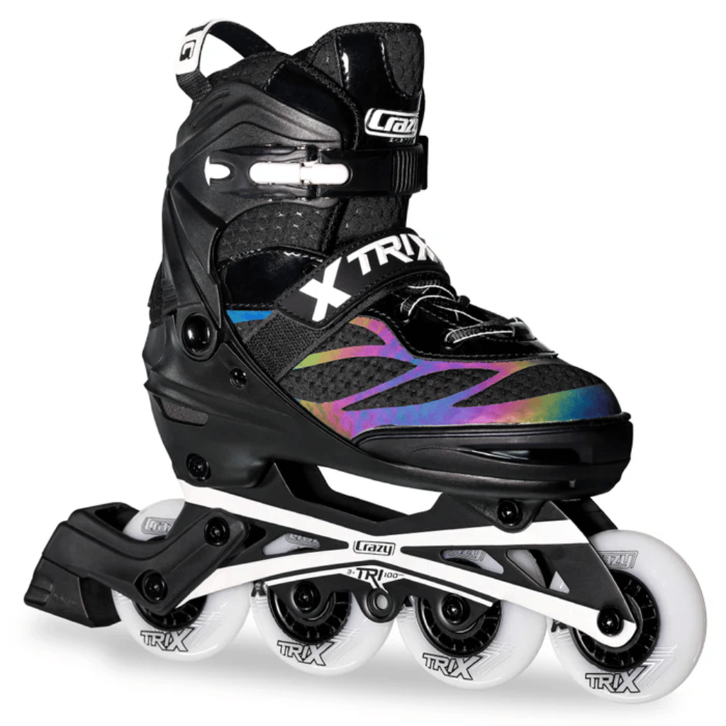 TRIX 4 Wheel Size Adjustable Inline Skates - Crazy Skates