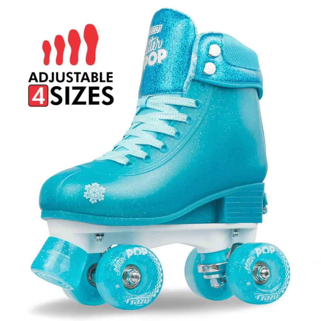 GLITTER POP Size Adjustable Rollerskates - Crazy Skates