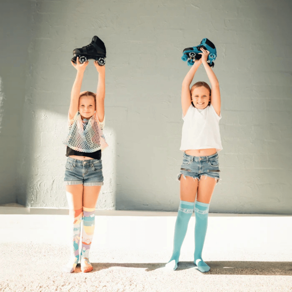 SK8 Size Adjustable Hi-Top Rollerskates - Crazy Skates