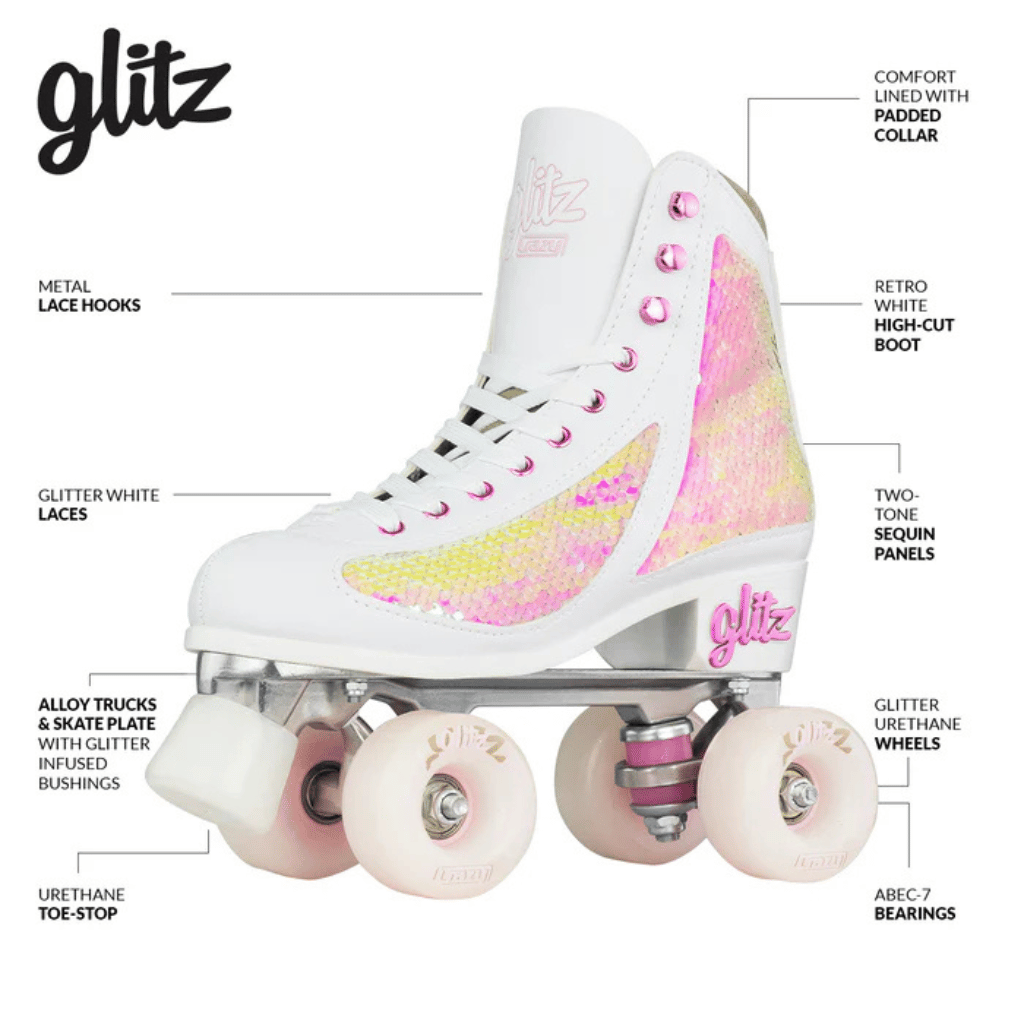 GLITZ Rollerskates - Crazy Skates