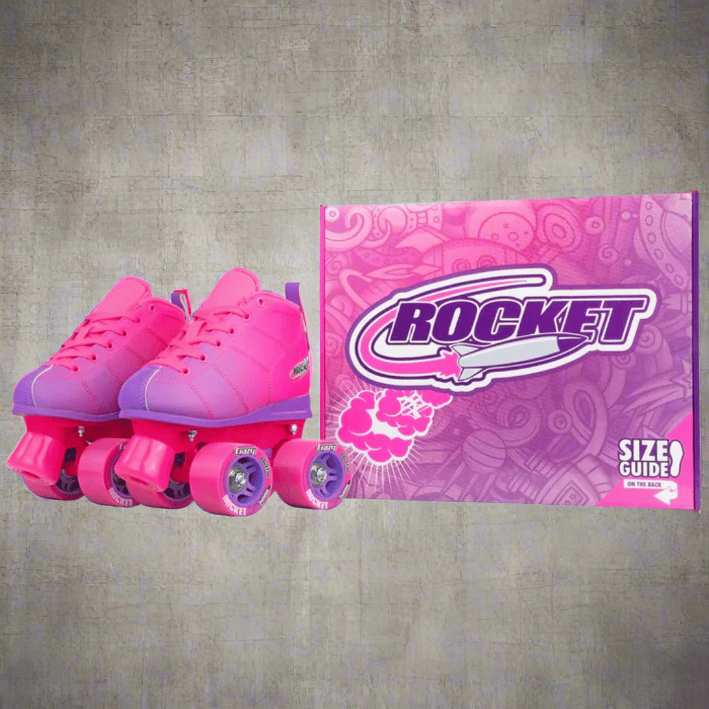Rocket Jr Size Adjustable Rollerskates - Crazy Skates