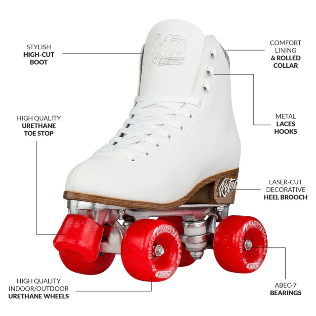 Retro Rollerskates - Crazy Skates