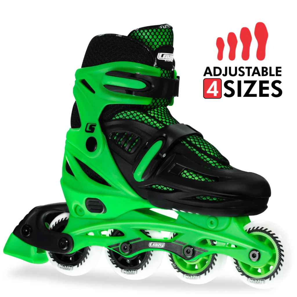 BLADE Size Adjustable Inline Skates - Crazy Skates