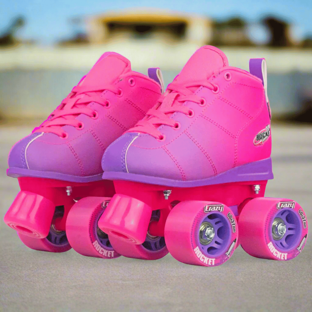 Rocket Jr Size Adjustable Rollerskates - Crazy Skates