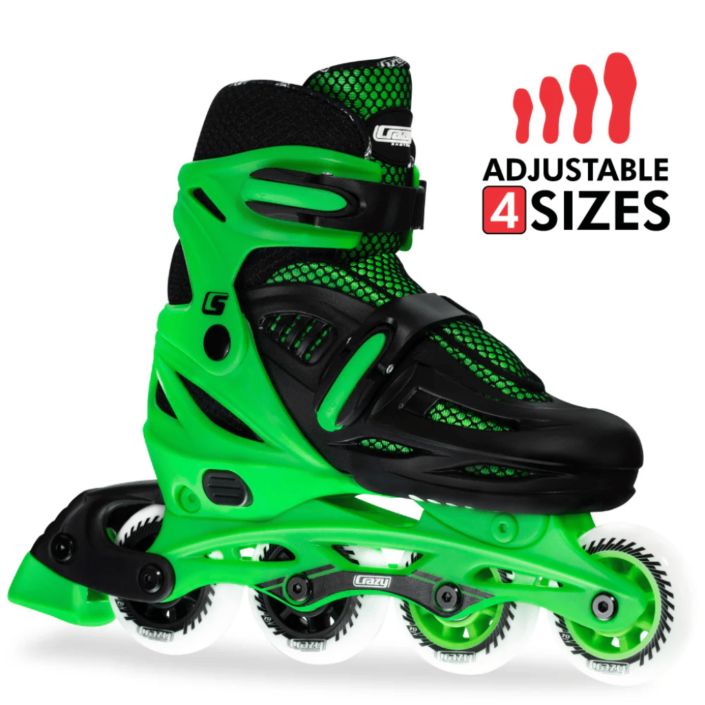 BLADE Size Adjustable Inline Skates - Crazy Skates