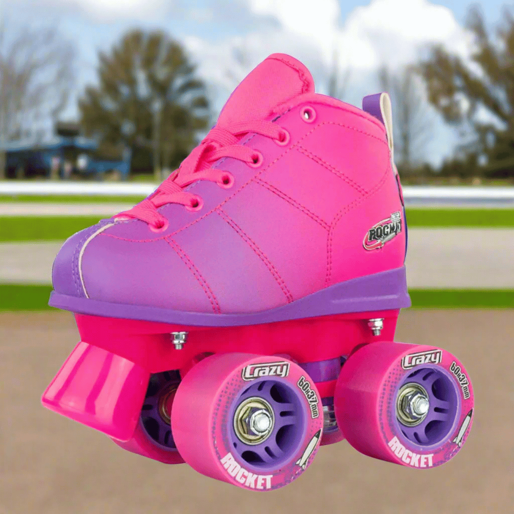 Rocket Jr Size Adjustable Rollerskates - Crazy Skates