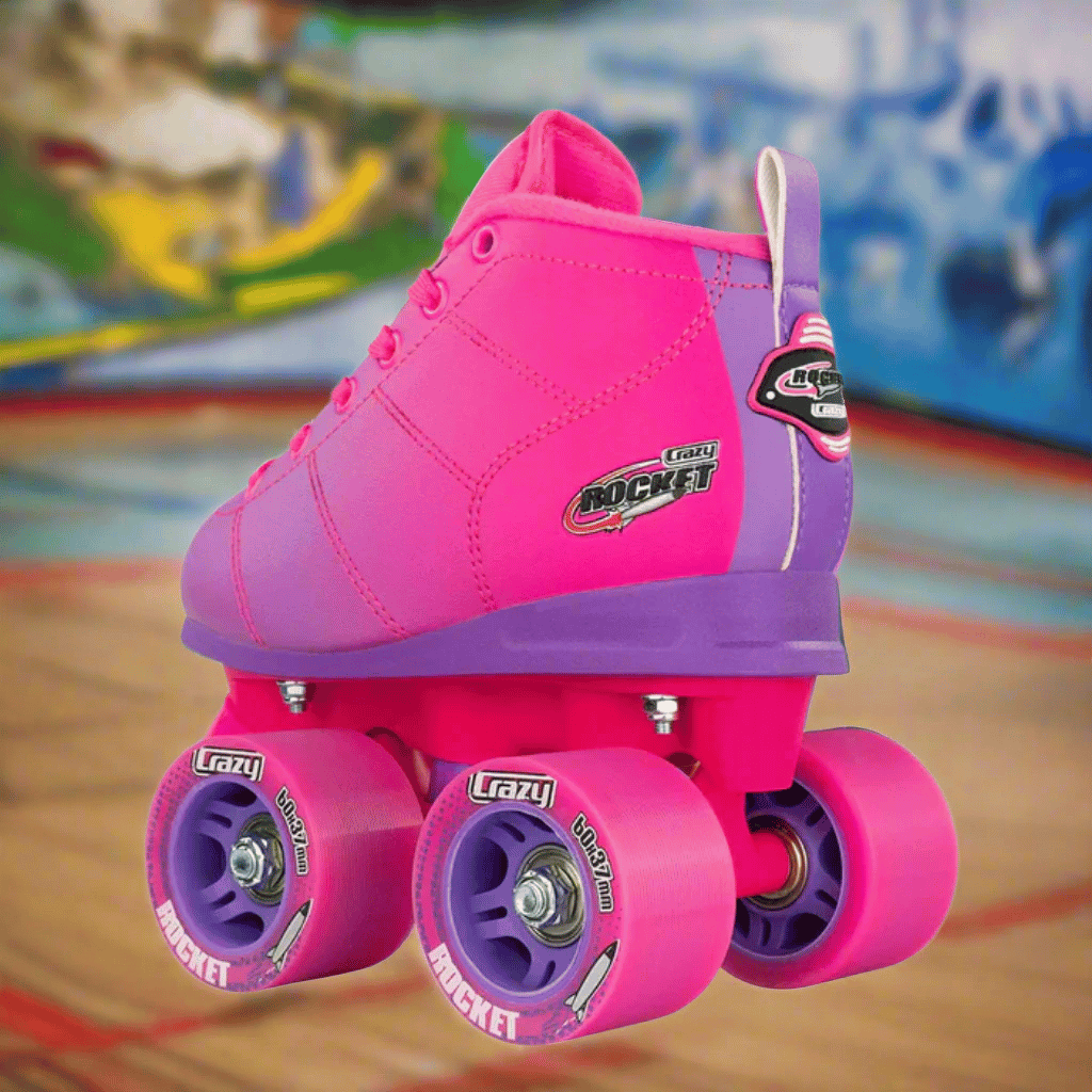 Rocket Jr Size Adjustable Rollerskates - Crazy Skates