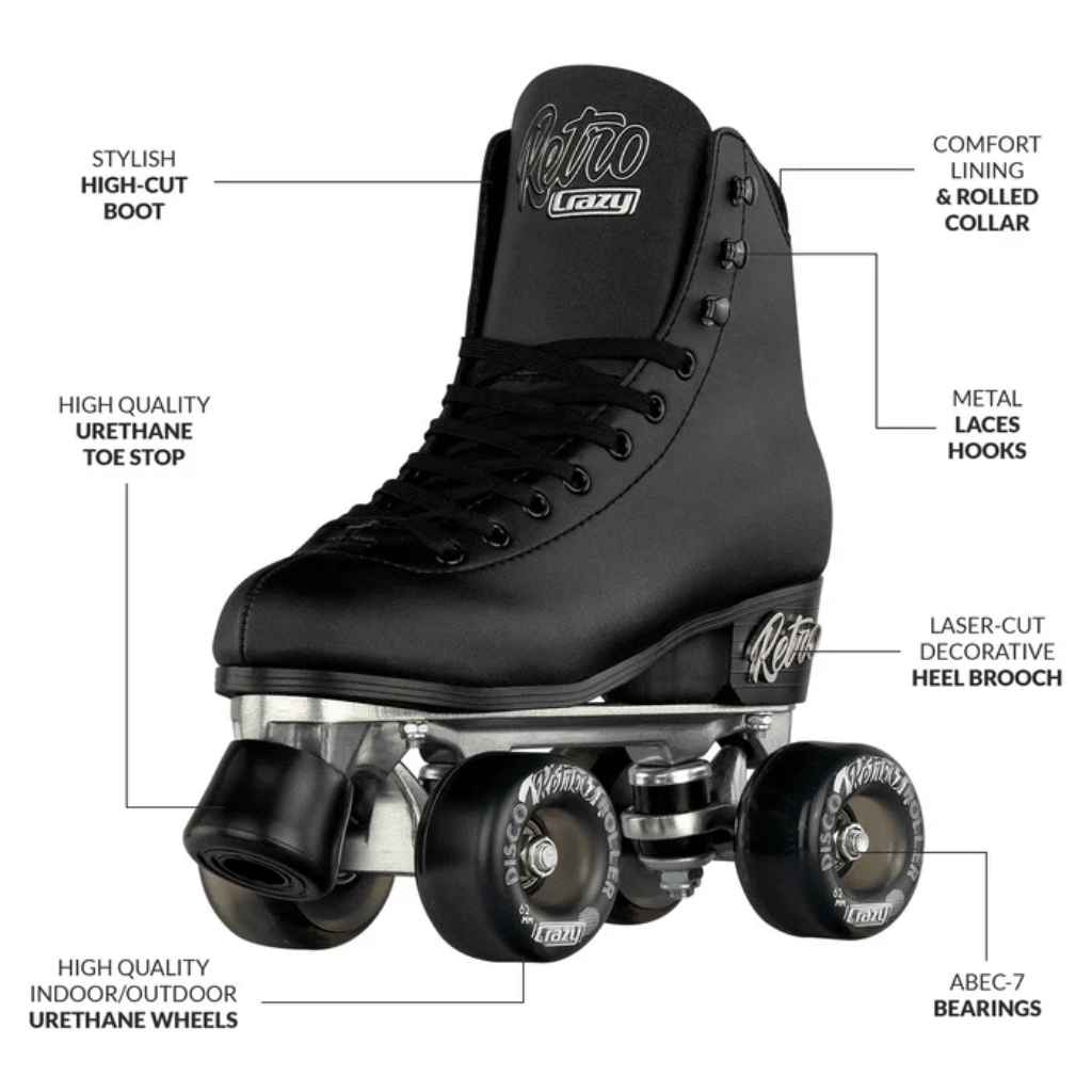 Retro Rollerskates - Crazy Skates