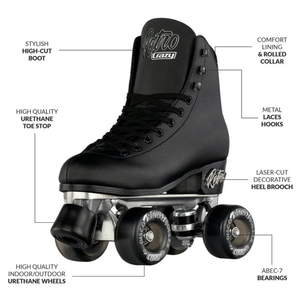 Retro Rollerskates - Crazy Skates