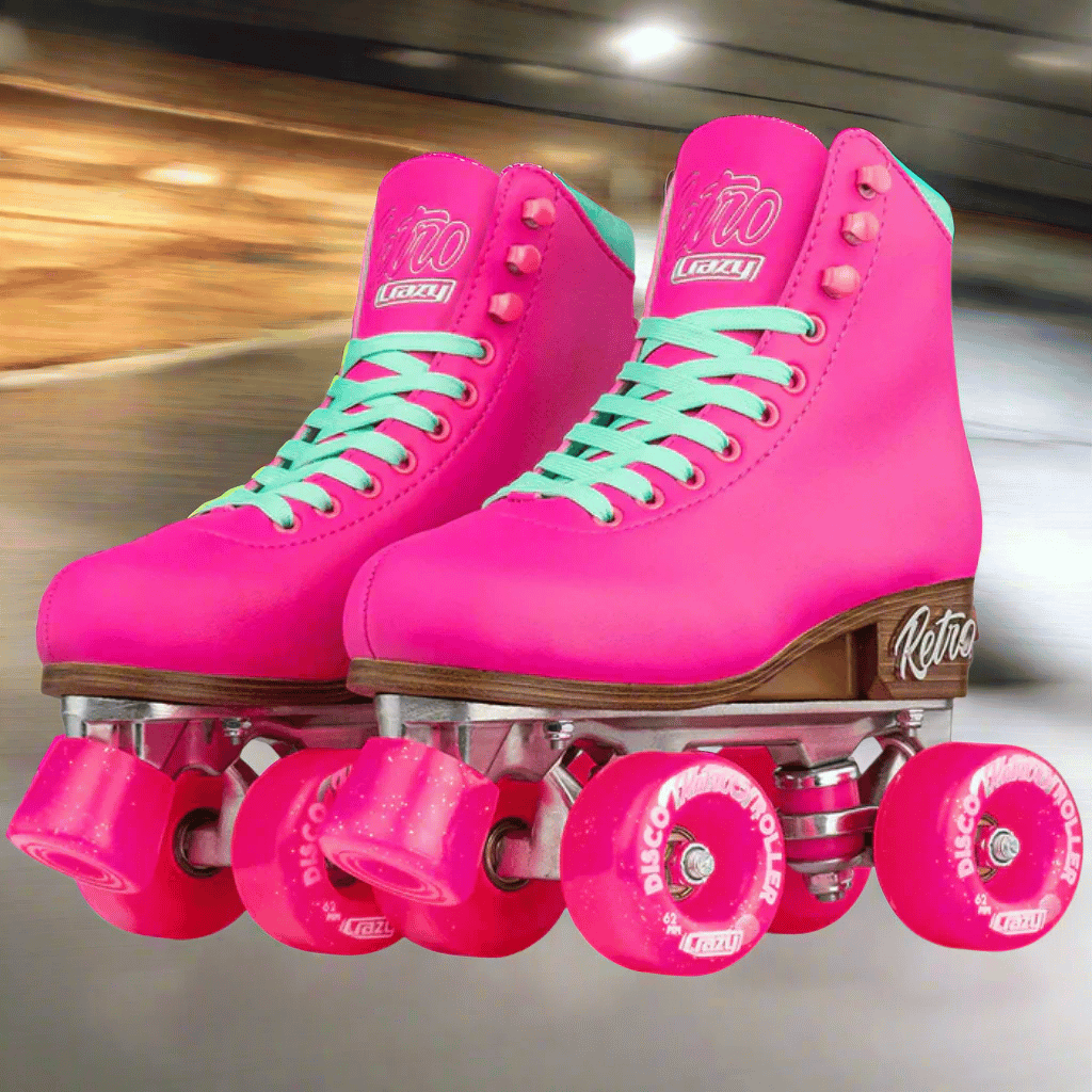 Retro Size Adjustable Rollerskates - Crazy Skates