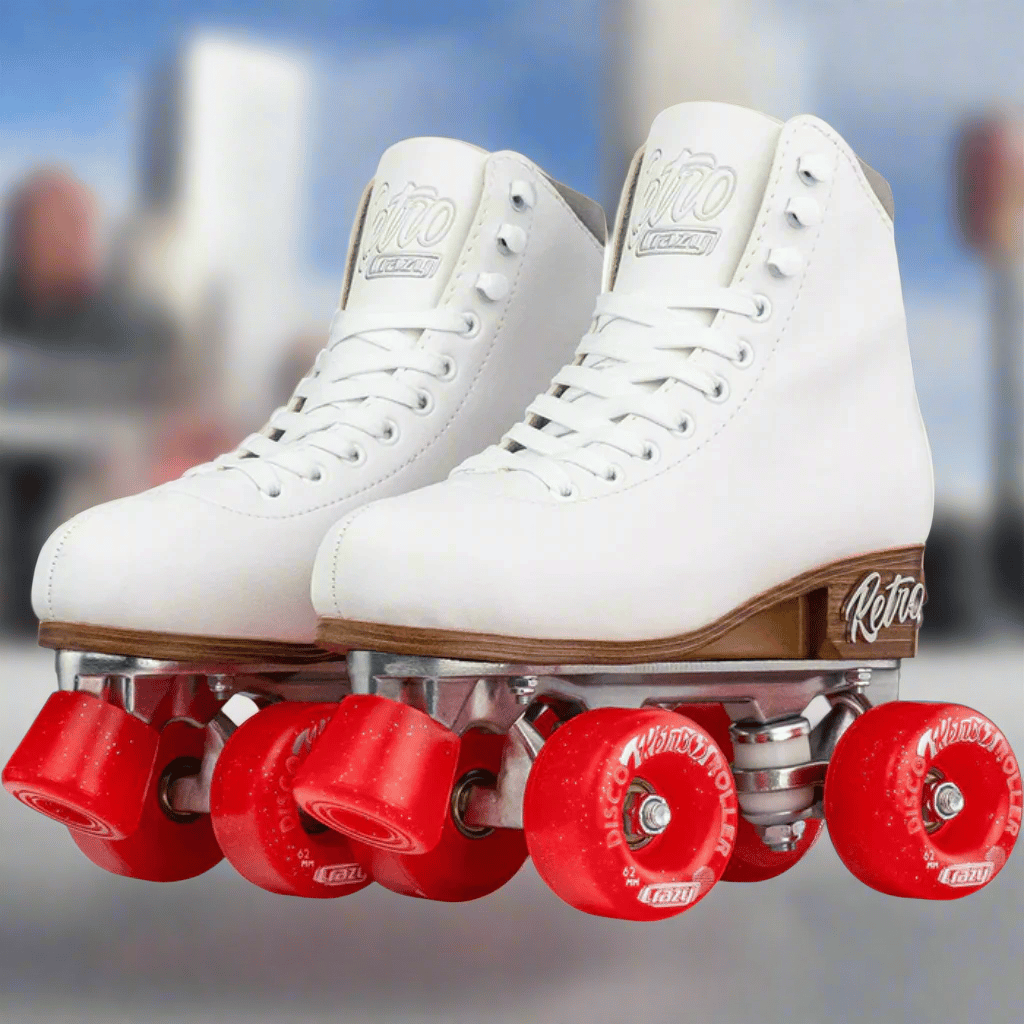 Retro Size Adjustable Rollerskates - Crazy Skates
