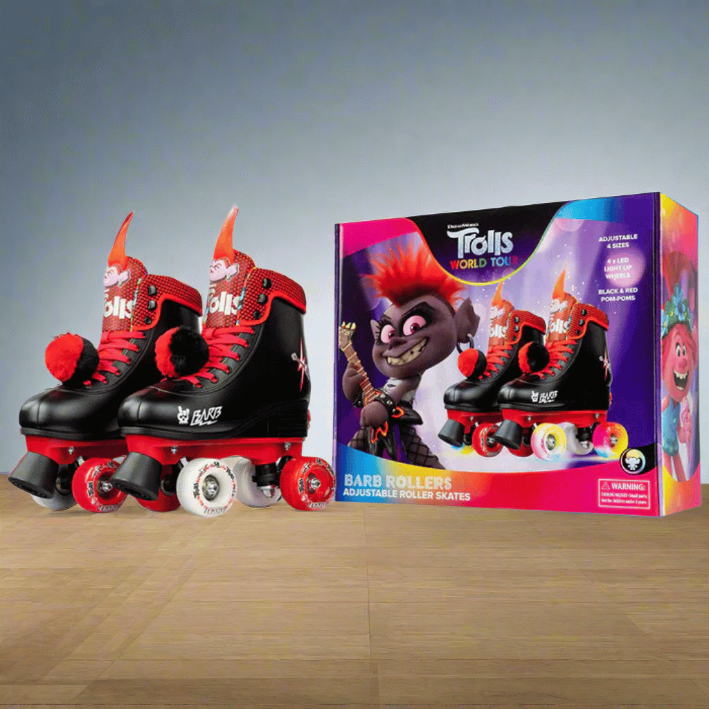 TROLLS Size Adjustable Rollerskates - Crazy Skates