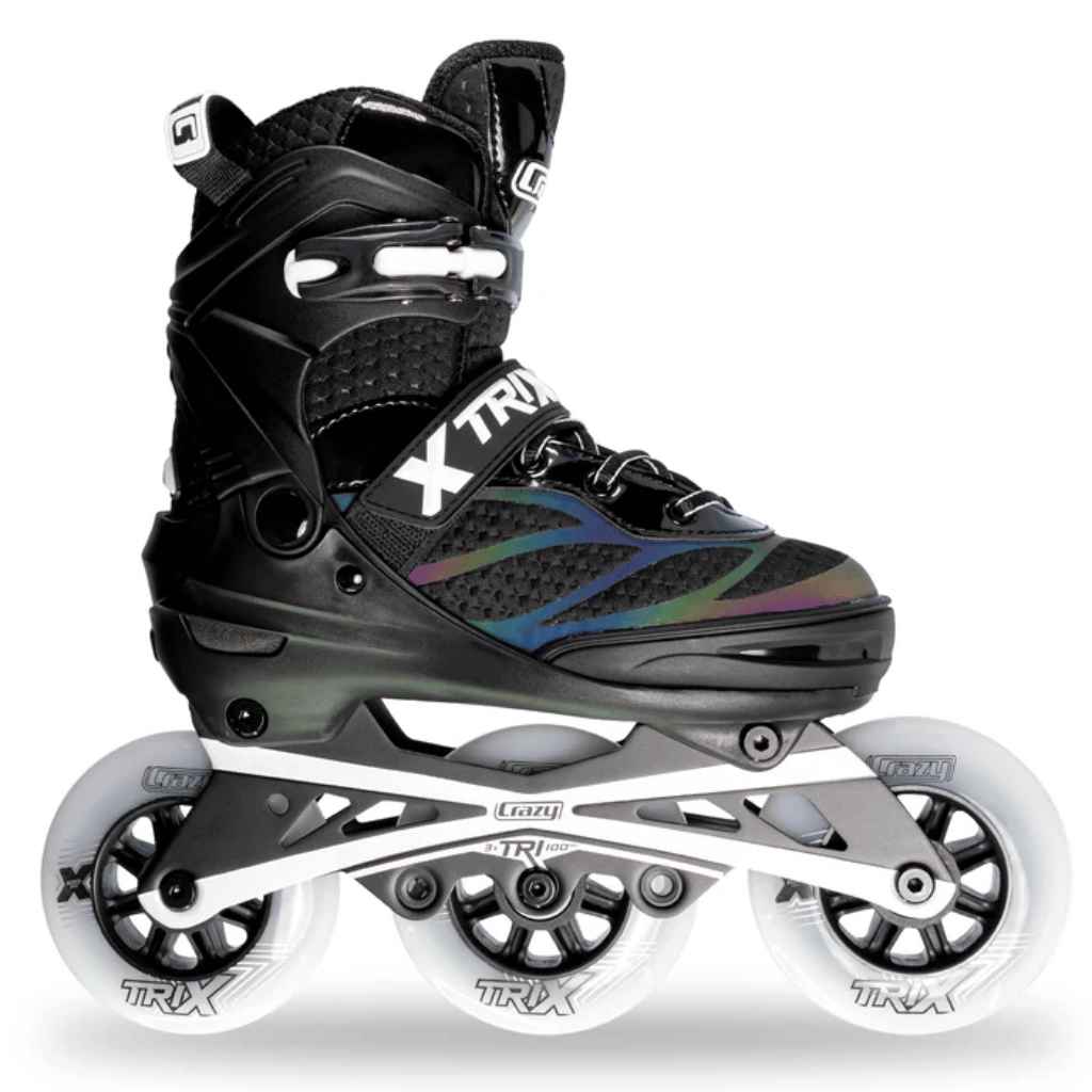 TRIX 3 Wheel Size Adjustable Inline Skates - Crazy Skates