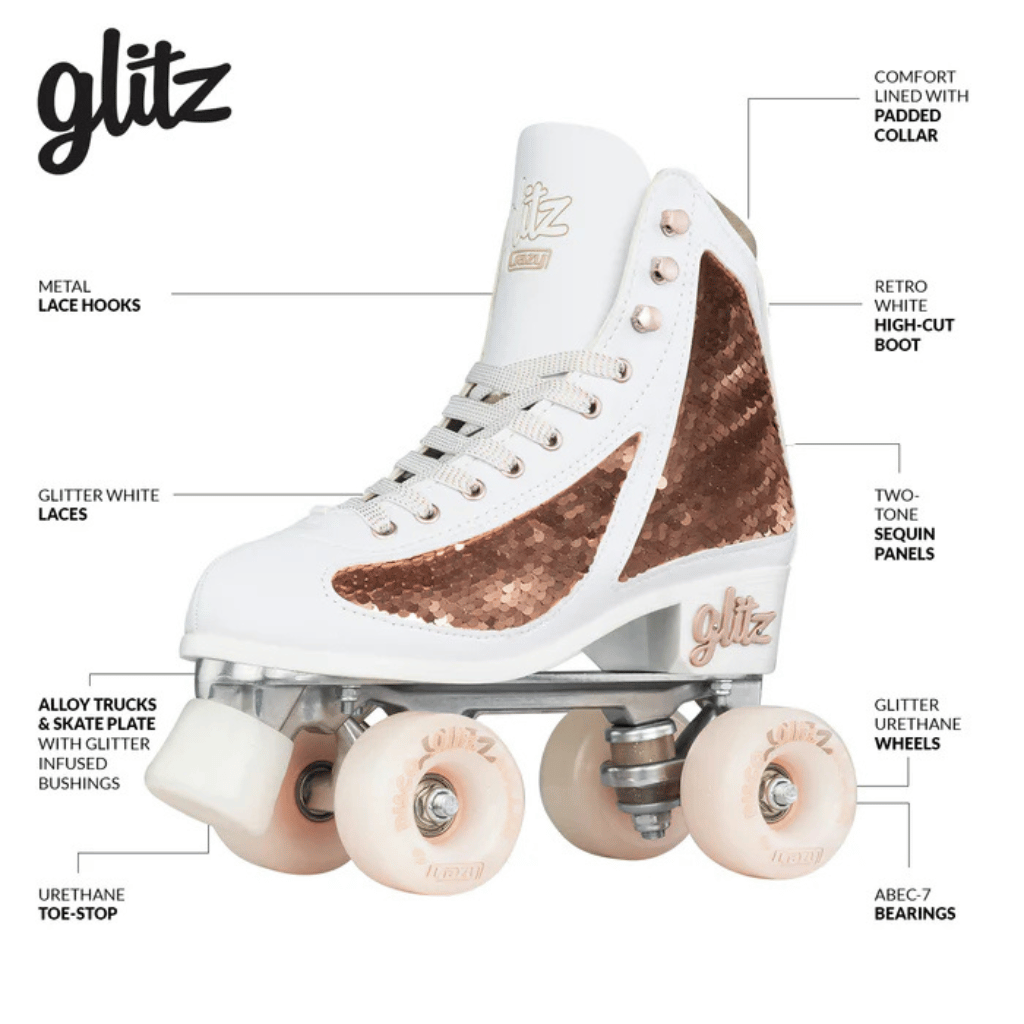 GLITZ Rollerskates - Crazy Skates