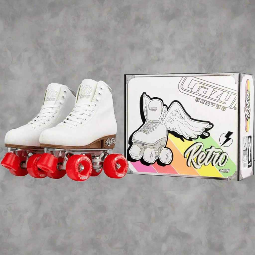Retro Size Adjustable Rollerskates - Crazy Skates