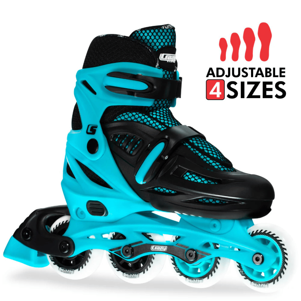 BLADE Size Adjustable Inline Skates - Crazy Skates