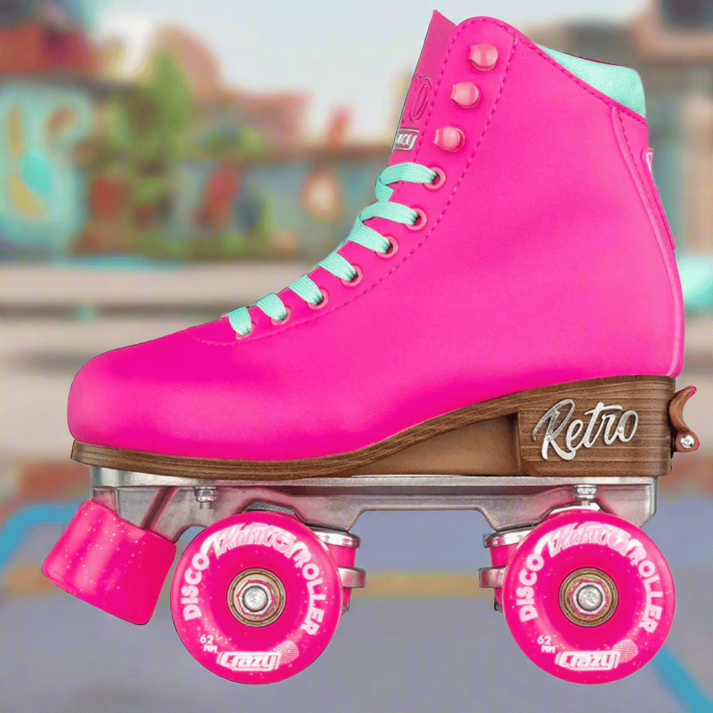 Retro Size Adjustable Rollerskates - Crazy Skates