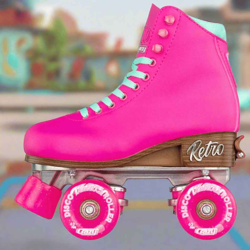 Retro Size Adjustable Rollerskates - Crazy Skates