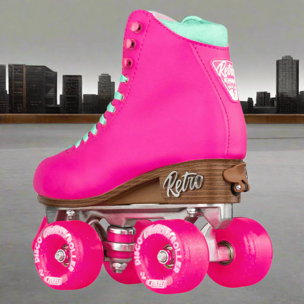 Retro Size Adjustable Rollerskates - Crazy Skates