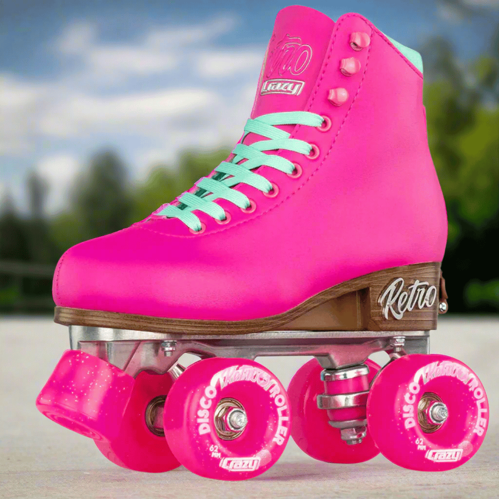 Retro Size Adjustable Rollerskates - Crazy Skates