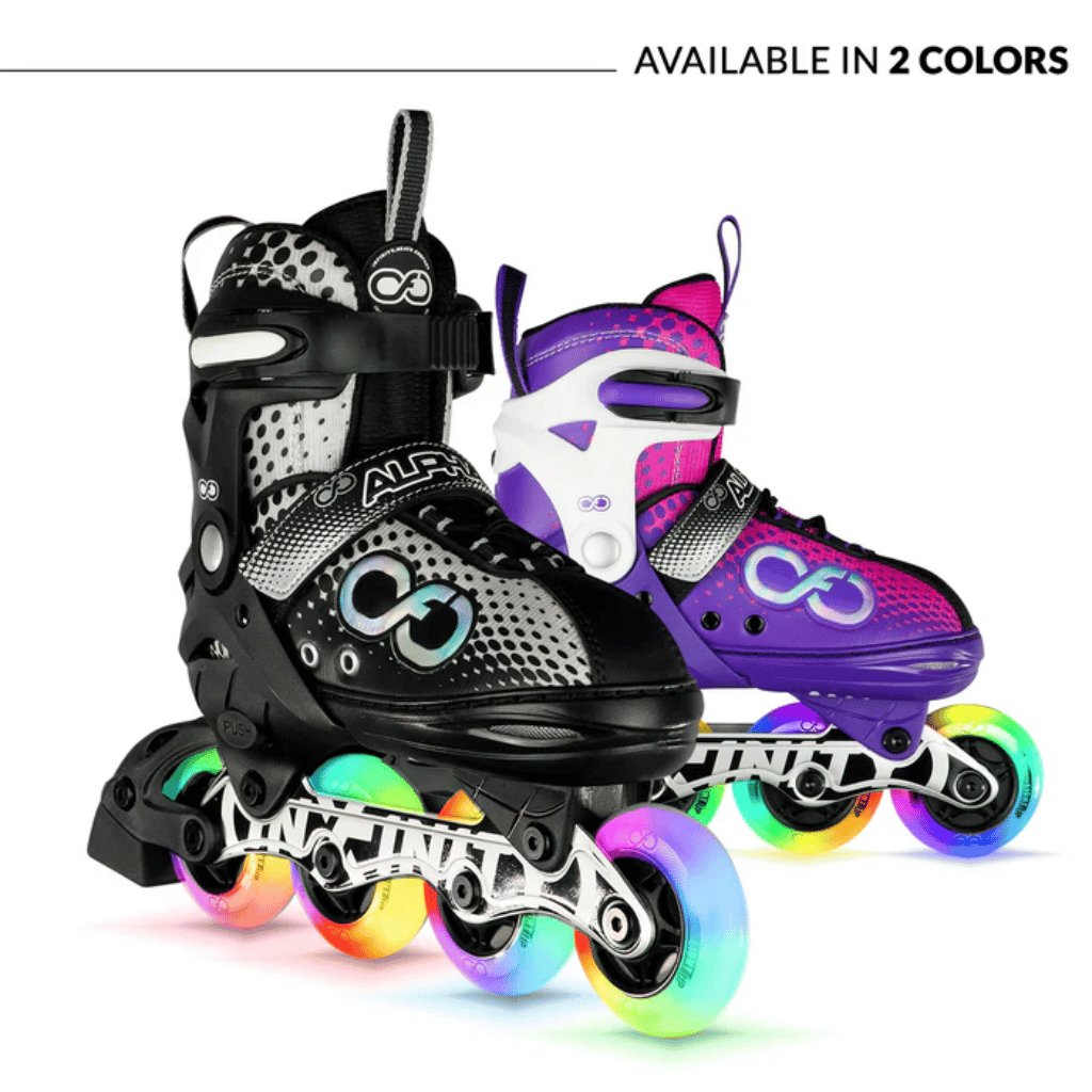 ALPHA Size Adjustable Inline Skates - Crazy Skates
