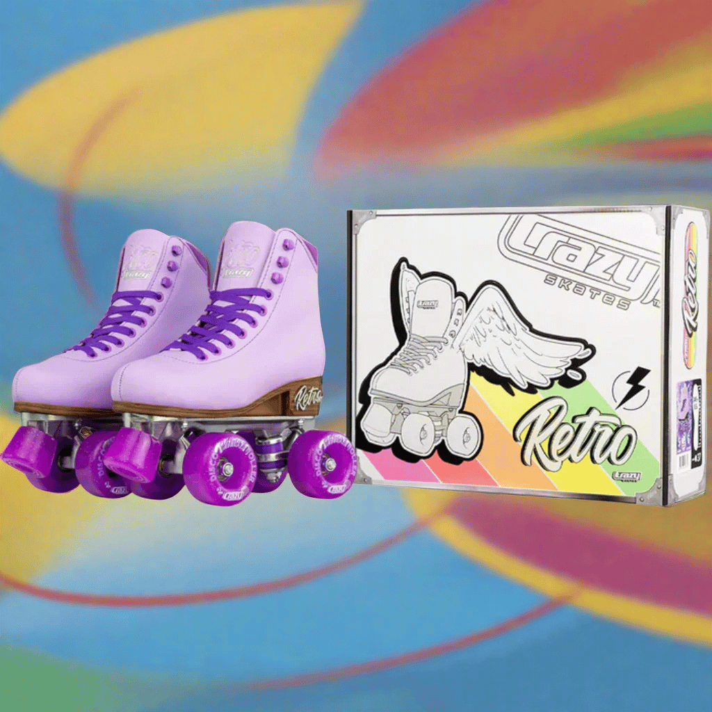 Retro Size Adjustable Rollerskates - Crazy Skates