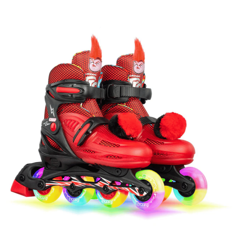 TROLLS Size Adjustable Inline Skates - Crazy Skates