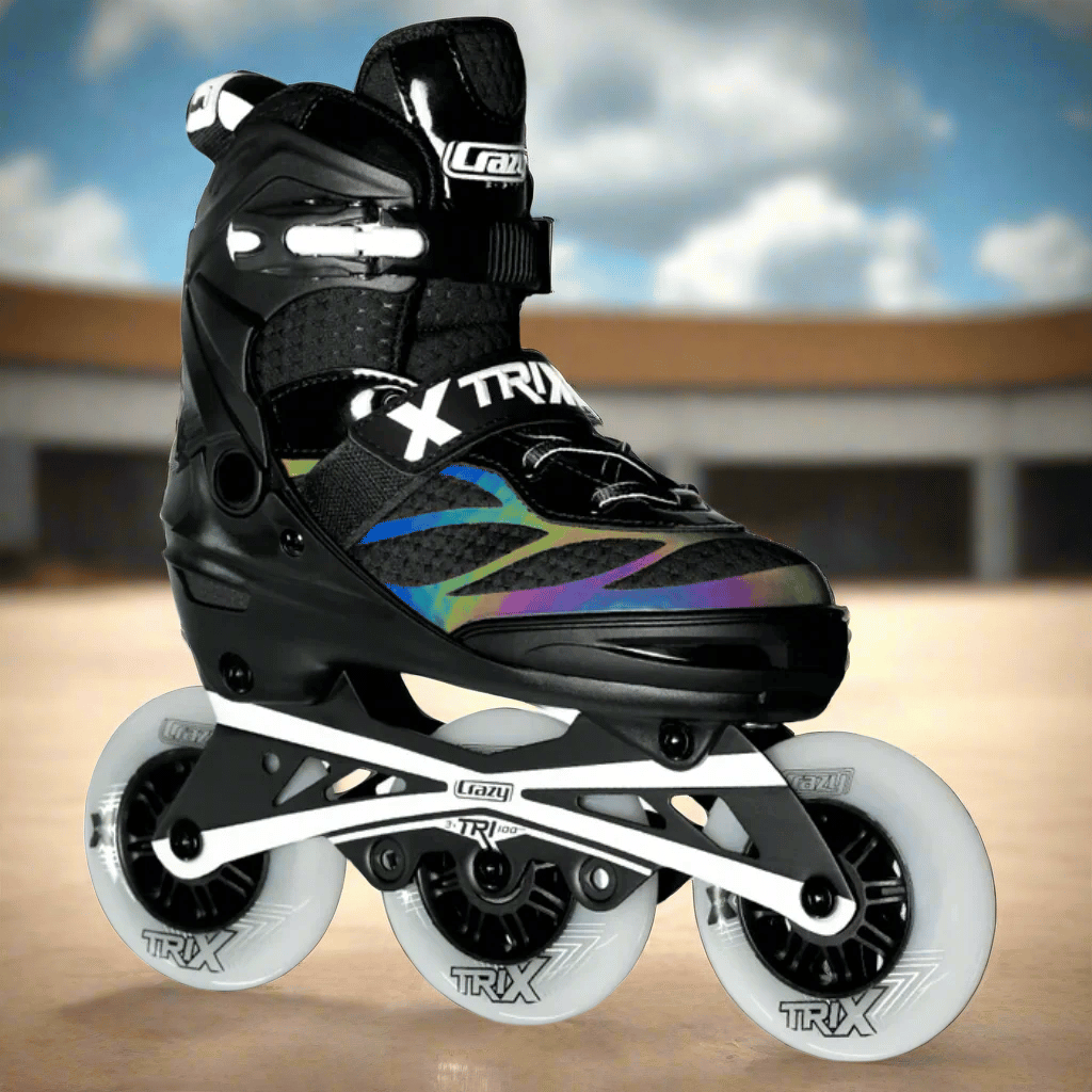 TRIX 3 Wheel Size Adjustable Inline Skates - Crazy Skates